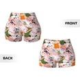 thumbnail image 5 of Fotbe Cartoon Halloween Seamless Shorts, Womens Workout Shorts High Waist Stretch Booty Short for Gym/Yoga/Running/Biking-X-Large, 5 of 9
