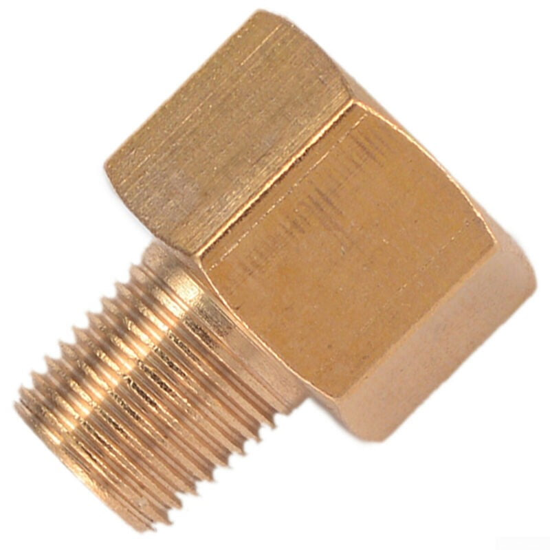 1/8 1/4 NPT BSP M-F Brass Pipe Fitting Adapter For Pressure Gauge Tools 