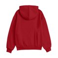 thumbnail image 3 of JULMCOMO in October We Wear Pink Sweatshirt for Women Angel Wings Print Breast Cancer Awareness Loose Casual Hoodie Long Sleeve Comfy Pullover Outfits Red XL, 3 of 4