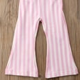 thumbnail image 3 of Franhais Toddler Baby Summer Jumpsuit Chic Vertical Stripes Strap Long Pants Bodysuit Overalls, 3 of 4