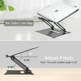 thumbnail image 6 of Fuleadture Laptop Riser for Desk Comply with Artificial Mechanics for countertop,Black, 6 of 7