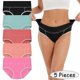 thumbnail image 3 of Gibobby Ropa Interior Elástica para Mujer 5 Piezas Calzoncillos Patchwork Color Ropa interior Bragas Bikini Sólido Calzoncillos para mujer Bragas Íntimos（Multicolor， 3XL), 3 of 5