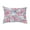 Red, variant on Simply Daisy, 14" x 20" Patches Maroon Abstract Decorative Outdoor Pillow