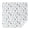 White Cow Milk, variant on Pink Cow Strawberry Pattern Square Tablecloth,Waterproof Square Table Cover,Wipeable Spillproof Washable Table Cover for Home Kitchen Party Decor 42"X42"(107x107cm)