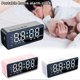 thumbnail image 3 of Digital Display Mirror Alarm Clock with Radio Bluetooth-compatible Speaker Home Study Decoration, 3 of 5