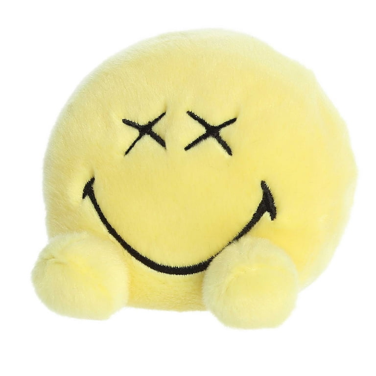 Aurora, Mini Yellow SmileyWorld Wild Guy Plush Toy, 4.5 inches