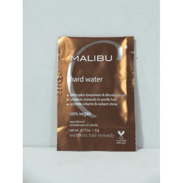 Malibu C Malibu Hard Water Natural Wellness Treatment, 0.17 oz Pack of 12