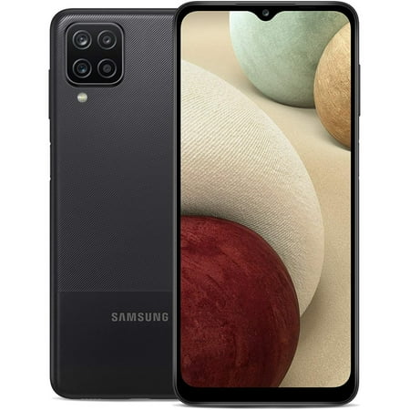 Samsung Galaxy A12 32 GB Smartphone, 6.5" TFT LCD HD+ 720 x 1600, Octa-core (Cortex A53Quad-core (4 Core) 2.35 GHz + Cortex A53 Quad-core (4 Core) 1.80 GHz, 3 GB RAM, Android 10, 4G, Black