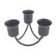 thumbnail image 4 of Candelabro de pilar simple Candelabros decorativos Candelabros cónicos Candelabro de 3 brazos para banquete de boda Decoración de banquete Ornamento Negro Fernando Porta vela, 4 of 8