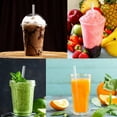 thumbnail image 5 of LQQBOX 100 Pcs Clear Boba Straws Smoothie Straws,Individually Wrapped Disposable Plastic Jumbo Large Wide-mouthed Milkshake Drinking Straws, 5 of 7