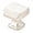 Nickel, variant on Emtek 86421 Art Deco 1-1/4" Square Cabinet Knob - Nickel