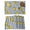 Beige, variant on Summer Lemons Placemats Set of 6 Modern Watercolor Fruit Flowers Blue Striped Place Mats Indoor Wipeable Table Mats Washable Dining Table Placemats for Kitchen Holiday Party Home Decor 13x19 Inch