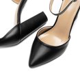 thumbnail image 5 of BURUDANI Women Fashion Ankle Strap Pump Shoes High Chunky Heel Pump Shoes Pointed Toe Dress Shoes, 5 of 8