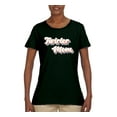 thumbnail image 2 of Wild Bobby Twirler Mom Girl Sports Women Graphic Tee, Forest Green, 3X-Large, 2 of 5
