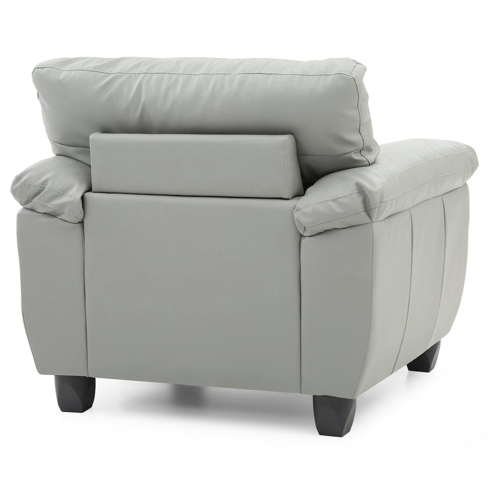 Glory Furniture Gallant Accent Chair in Gray Color