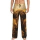 thumbnail image 1 of Fotbe Cute Cow Sunflower Field Pantalones de Pijama para Hombre, Pantalones de Dormir, Pantalones de Casa con Cintura Ajustable y Bolsillos-Medium, 1 of 6