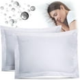 thumbnail image 7 of ONYX Radiance Silver Infused Pillowcase Egyptian Cotton Pillowcases Pure Silver-ion Sheets Anti Aging Pillow Cover Elite Premium Soft Pillowcovers for Cleaner Skin and Hair, 7 of 7