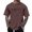 Coffee, variant on Men's Casual Short Sleeve T Shirt With Letter Print And City Theme For Daily Wear And Outings Comfortable Fit For All Seasons Medium Tall T Shirts for Men