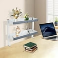 thumbnail image 2 of Wildnix Multi-functional Clamp-on Desk Shelf, Floating Storage Organizer, Space-saving Solution for Office Supplies, 2-tier Design, 2 of 6