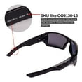 thumbnail image 2 of Walleva Black Replacement Lenses for Oakley Eyepatch 2 OO9136 Sunglasses, 2 of 4