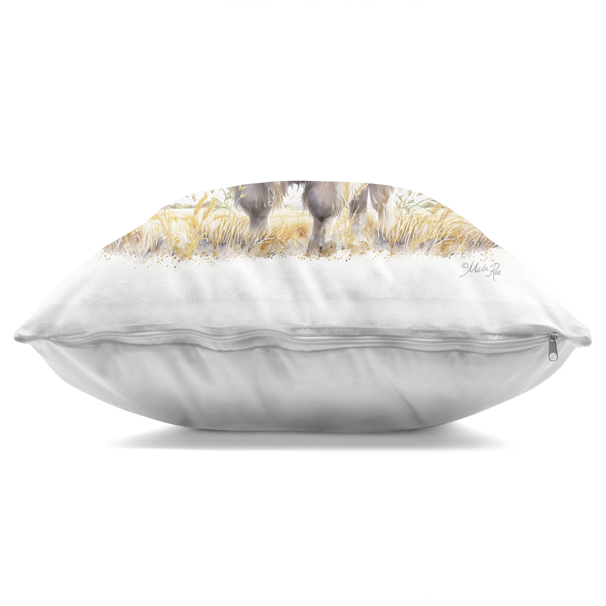 Stupell Industries Ollie the Highland Cattle Decorative Printed Throw Pillow, design by Marla Rae