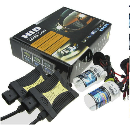 55W HID Xenon Bulbs Headlight Slim Ballast Conversion Kit H1 (Best Hid Light Kits)