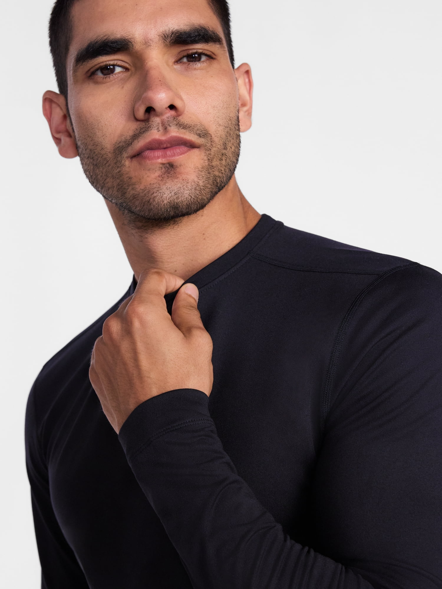 Ozark Trail Mens Long Sleeve Crew Neck Heavyweight Thermal Top, Sizes S-3XL