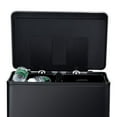 thumbnail image 5 of ToiletTree Products 16 Gal Stainless Steel 2 Compartment Trash Bin, Black, 5 of 6