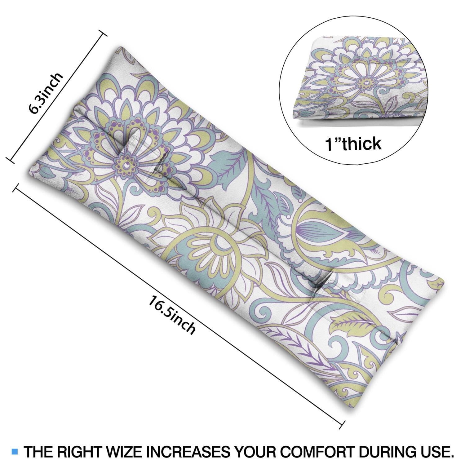 Ethnic Tribal Design Mastectomy Recovery Cushion - Easy Care Machine Washable Pillow for Daily Commuting