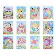 thumbnail image 1 of EeaseCA 12 Pcs 3D Children Puzzle DIY Mosaic Stickers EVA Cartoon Crystal Sticker Handmade Painting for Game Art Education (Random Pattern), 1 of 8