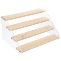 HEALEEP Acrylic and Jar Rack for Kitchen Counter Storage Multitiered seasoning Stand