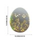 thumbnail image 3 of CaiYueKe Easter Egg Light Ceramic Night Lamp, Hollowed Out Glowing Table Decor, Modern Home Decoration for Spring Holiday, Indoor Outdoor Decorative Lighting, Warm Festive Accent Piece, 3 of 7