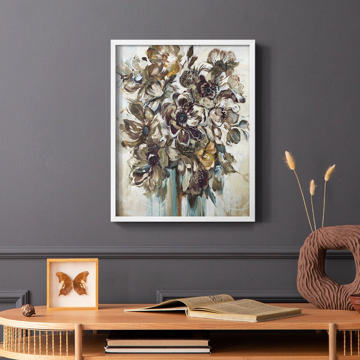 Wild At Heart VI Framed Print in White Solid Wood 8 x 10 Framed Print