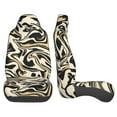 thumbnail image 2 of LAKIMCT Abstract Marble Print Car Seat Covers Vehicle Front Seat Covers Universal Fit Seat Protector, 2 of 9