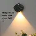 Kinaerty Motion Sensor LED Wall Light Dimmable Rechargeable No Wiring