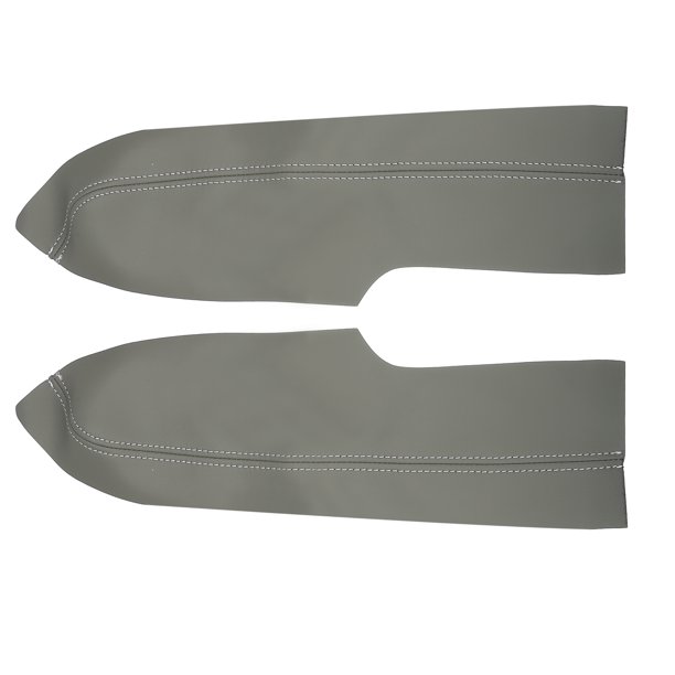1 Par Cubierta Reposa-brazos Paneles Gris Puerta Delantera Coche Cuero Sintétic