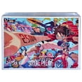 thumbnail image 1 of Tarjeta de una pieza de Anime Luffy, tarjetas de calidad Zoro Nami Chopper Franky, colecciones, juego de cartas coleccionables, tarjeta de batalla, juguete para niños Fivean unisex, 1 of 2