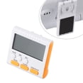 thumbnail image 3 of KDJ Magnetic Digital Timer with Alarm Clock, Foldable Stand, Large LCD Display, Countdown Cooking Timer, Orange, Multi-Purpose Kitchen Timer, 3 of 10