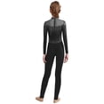 thumbnail image 2 of Doomiva Gymnastics Leotard for Girls Long Sleeves Figure Skating Jumpsuit Full Body Dance Unitard Sparkly Catsuit Black 16, 2 of 5