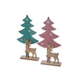 thumbnail image 1 of Felt Tree And Wooden Deer Decor - Set of 2, 1 of 3