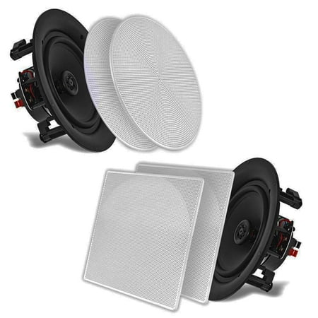 Pyle Ceiling Speakers Stereo Home Theater Speakers In Wall
