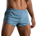 thumbnail image 1 of zuwimk Boxer Briefs,Men's Cotton Briefs Underwear No Fly Covered Waistband Blue,M, 1 of 5
