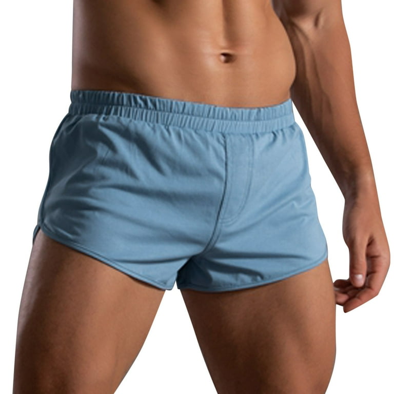 ZMHEGW 3 Packs Men Briefs Boxer Summer Solid Color Cotton Pants