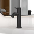 thumbnail image 4 of Mezclador de lavabo negro - Grifo monomando para baño, grifos de lavabo con cajón de cerámica de bajo ruido, cuerpo de acero inoxidable, 4 of 4