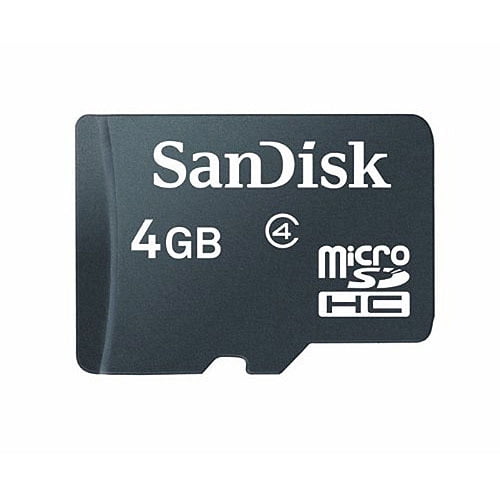 SanDisk 4GB MicroSDHC Mobile Memory Card