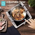 Techwood Hot Plate Electric Stove Single Burner Countertop Infrared