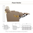 thumbnail image 6 of Qualitex De Leon RV Loveseat w/Storage Console, Ultimate Leather, Heat and Massage, Power Recline, Light Sand, 6 of 10