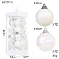 thumbnail image 2 of Luoshdecor 24 PCS Christmas Ball Ornaments,3.5cm/1.6" Glitter Shatterproof Mirror Christmas Balls,for Small Xmas Tree Decor Home Indoor Decor, 2 of 5