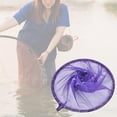 thumbnail image 6 of GARENDE Fishing Net Boating Quick Drying Saltwater Soft Lightweight Fish Landing Net Purple S, 6 of 8