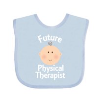 Inktastic Future Physical Therapist Occupation Boys or Girls Baby Bib